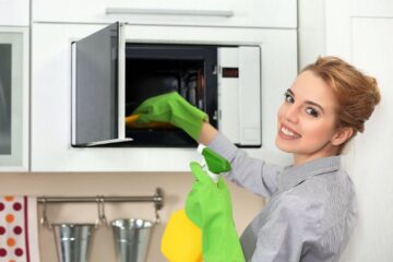 Best Way Clean Microwave